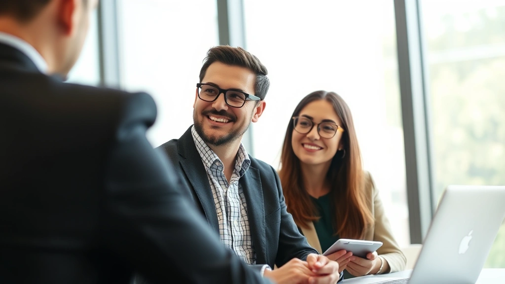 Someone receiving constructive feedback from a mentor or coach, both looking positive and collaborative in a professional setting
