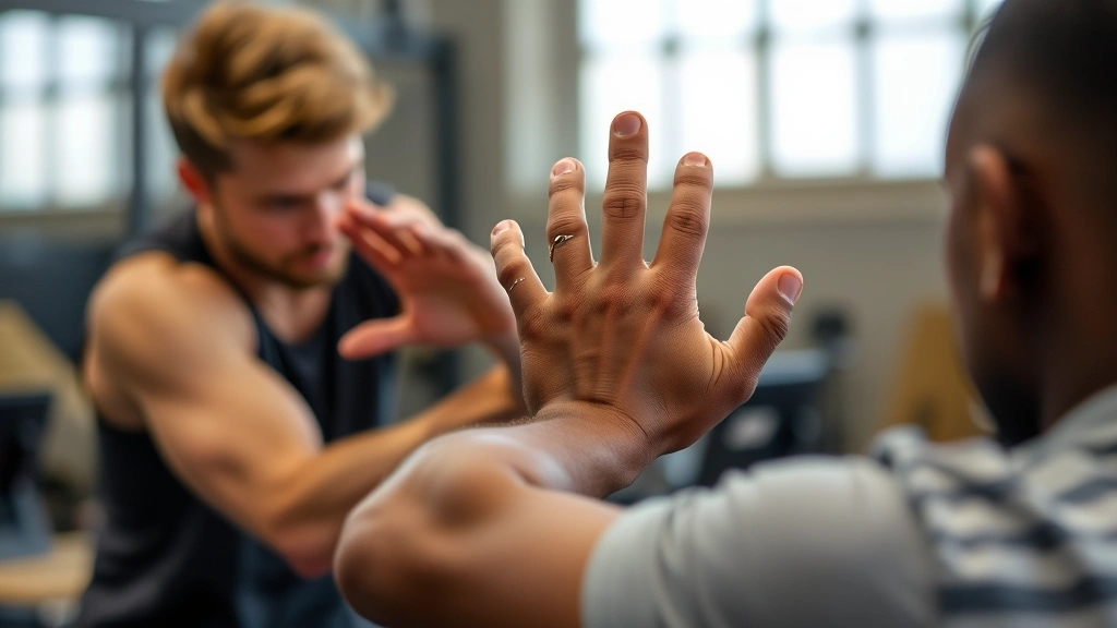 Hands-on practice session showing someone actively working through a skill challenge, concentrated effort, real-world setting