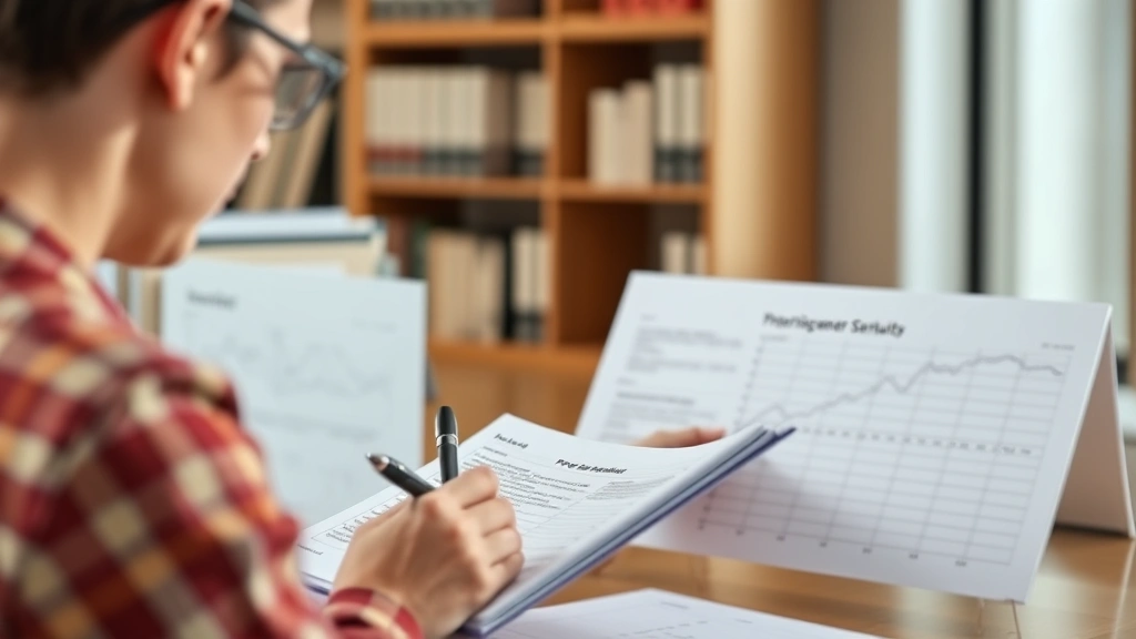 Individual reviewing progress notes and tracking improvements over time, visualizing personal growth and achievement