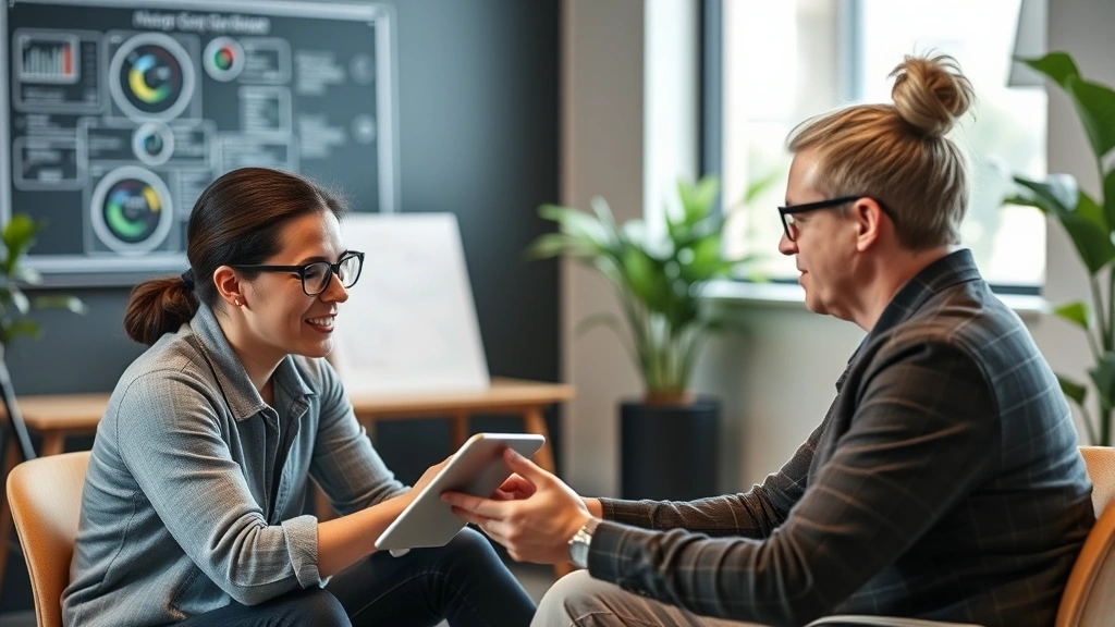 Person receiving real-time feedback from mentor during practice, collaborative moment, active engagement, growth mindset visible