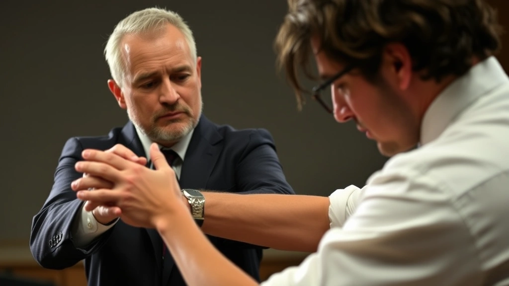 Someone practicing a skill repeatedly with determination, showing effort and focus, perhaps adjusting technique based on observation, professional yet relatable setting